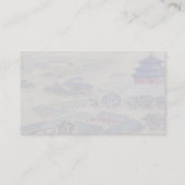 Temple of Heaven Visitekaartje (Achterkant)