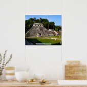 Temple of Inscriptions, Palenque, Mexico Poster (Keuken)