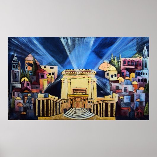 Temple of Jerusalem Poster (Voorkant)