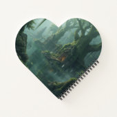 Temple of Moss and Mist Notitieboek (Achterkant)