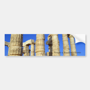 Temple of Poseidon - Sounio Bumpersticker