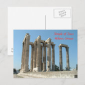 Temple of Zeus Briefkaart (Voorkant / Achterkant)