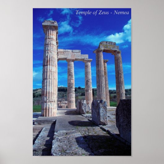 Temple of Zeus - Nemea Poster (Voorkant)