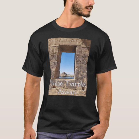 Temple Philae - T-shirt Assouan (Devant)