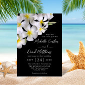 Temple Plumeria blanche Faire-part de mariage arbr