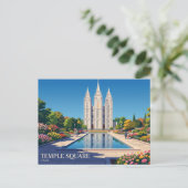 Temple Square VS Briefkaart (Staand voorkant)