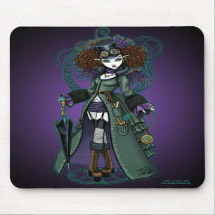 Temple Steampunk Time Traveler Vampire Mousepad Muismat