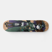 Temple Victoriaans Steampunk Vampire Fae Schaats D Skateboard (Horizontaal)