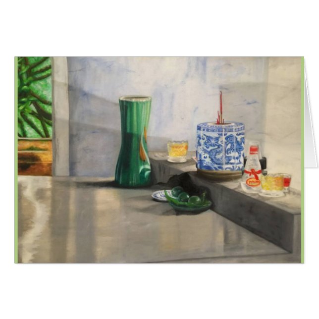 Temple vietnamien Offrant (Devant horizontal)