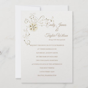 Temple Wedding Invitation Kaart