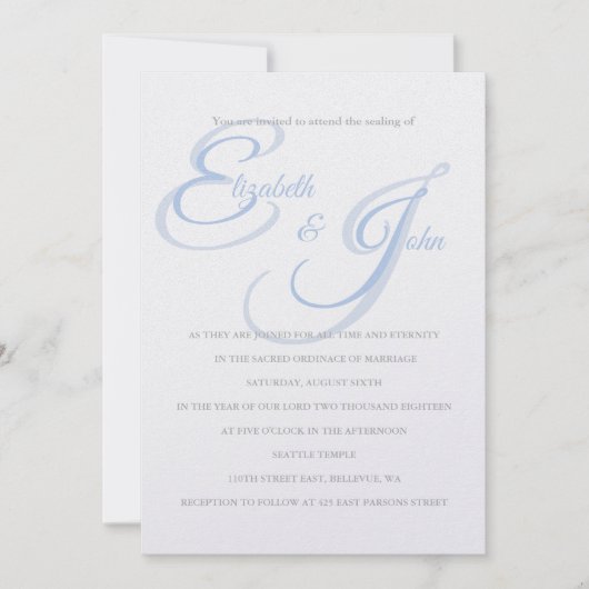 Temple Wedding Invitation Kaart (Voorkant)