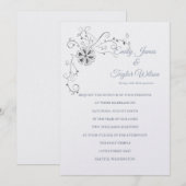 Temple Wedding Invitation Kaart (Voorkant / Achterkant)