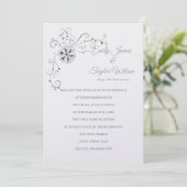 Temple Wedding Invitation Kaart (Staand voorkant)