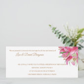 Temple Wedding Invitation Reception Kaart (Staand voorkant)