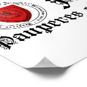 Templer Großmeister-Poster Poster (Hoek)