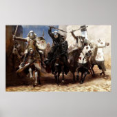Templer reiten Attacke Poster (Voorkant)