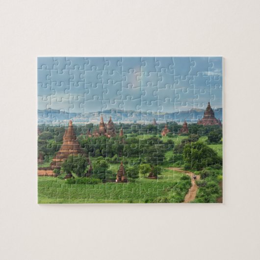 Temples in Bagan, Myanmar Legpuzzel (Horizontaal)