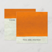 Temps Abstrait deux ~ Invitations (Devant / Derrière)