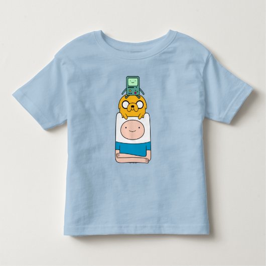 Temps d'aventure | T-shirt BMO, Jake et Finn (Devant)