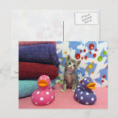 Temps de bain avec Aidan - Carte postale Ccat (Devant / Derrière)