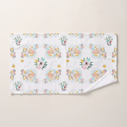 Temps de bain de bulle de lapin (Serviette à main)