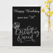 TEMPS DE CÉLÉBRER LA "20ème" carte de REINE d'anni (Fleur jaune)