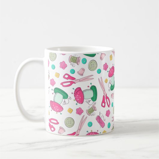 Temps de couture Mug (Gauche)