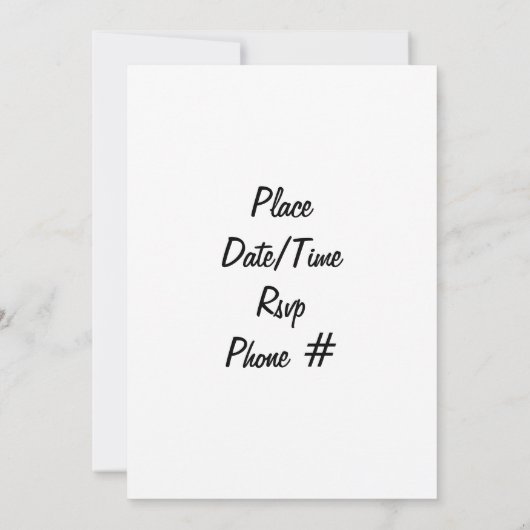 TEMPS DE DANSER-40e ANNIVERSAIRE INVITATION (Dos)