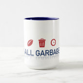 Temps de déchets du football 18 onces. Tasse de (Centre)