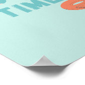 temps de la piscine. Poster et impression (Coin)