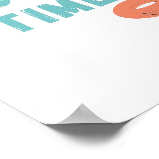 temps de la piscine. Poster et impression (Coin)