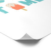 temps de la piscine. Poster et impression (Coin)