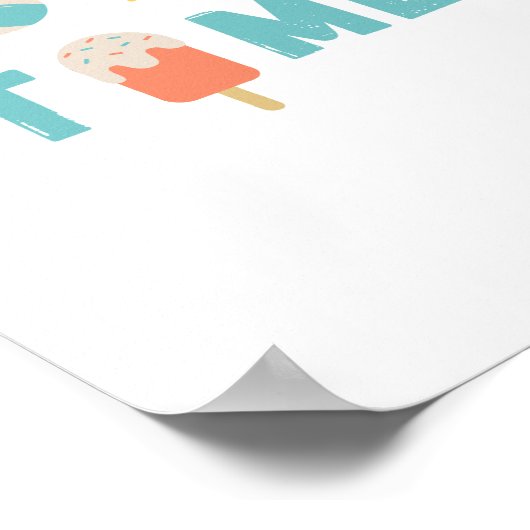 temps de la piscine. Poster et impression (Coin)