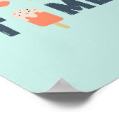 temps de la piscine. Poster et impression (Coin)
