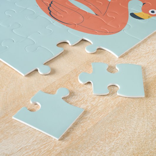 temps de la piscine. Puzzle (Côté)