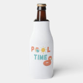 temps de la piscine. Rafraîchisseur de bouteilles (Bottle Devant)