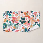 TEMPS DE L'ÎLE Colorée Florale Tropicale (Serviette à main)