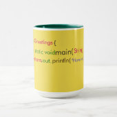 Temps de pause Mug (Centre)