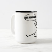 Temps de pause Stick Man Coffee Mug (Devant gauche)