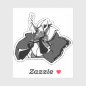 Temps de pause - Sticker de vinyle deuxième contac (Feuille)