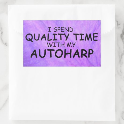 Temps de qualité Autoharpe Sticker Rectangulaire (Sac)