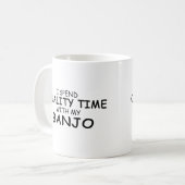 Temps de qualité Banjo café Mug (Devant gauche)