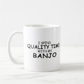 Temps de qualité Banjo café Mug (Gauche)