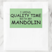 Temps de qualité Sticker rectangulaire Mandolin (Sac)