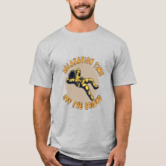 Temps de Relaxation – T-Shirt Astronaute (Devant)