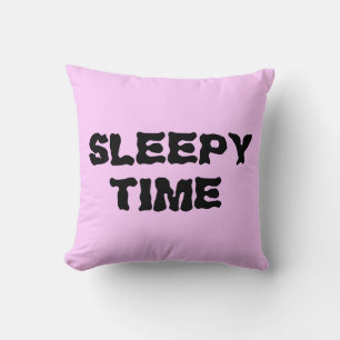 TEMPS DE SLEEPY, oreiller 16x16 jetés
