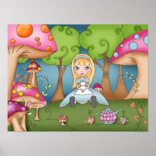 Temps de thé avec Alice - affiche
