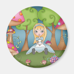 Temps de thé avec Alice - aimant