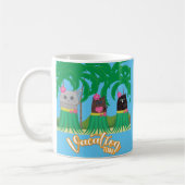 Temps de vacances Invitation Café Mug (Gauche)