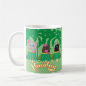 Temps de vacances Invitation Café Mug (Gauche)
